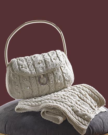 How To Knit A Bag. Spiegel Cable Knit Bag, $39,